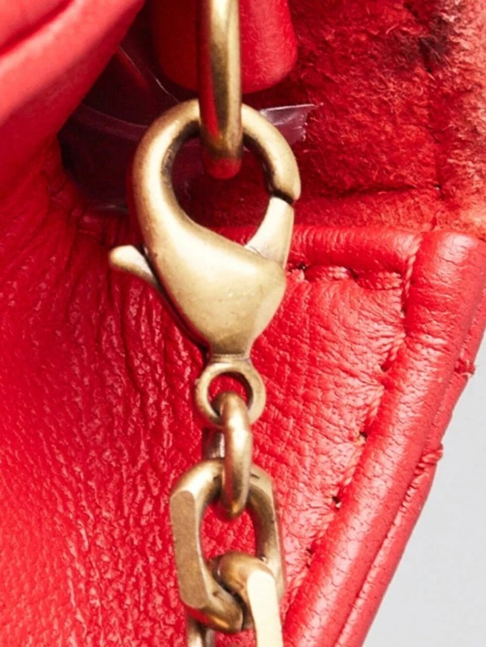 Christian Dior Red Cannage Quilted Leather DiorAddict Wallet on Chain Clutch Bag - Picture 6 of 12